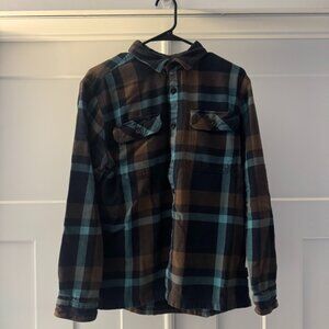 Patagonia Fjord Organic Cotton Flannel Shirt - Mens Medium